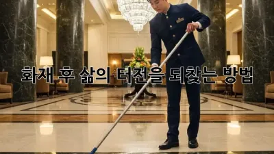화재 후, 삶의 터전을 되찾는 방법